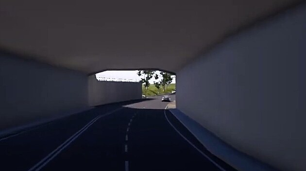 Součástí obchvatu Srubce bude tunel dlouhý 280 metrů.