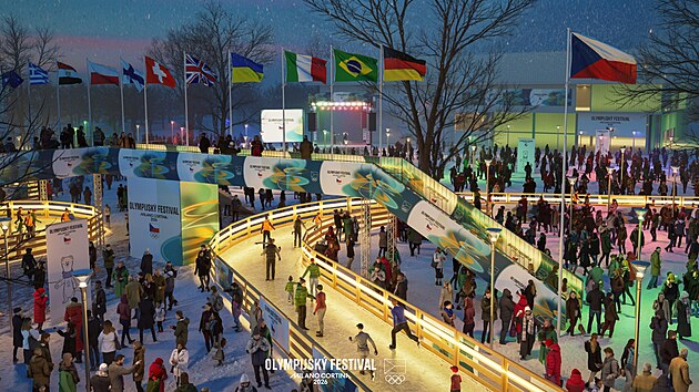 Tak by mohlo vypadat budějovické výstaviště v době konání olympijského festivalu.