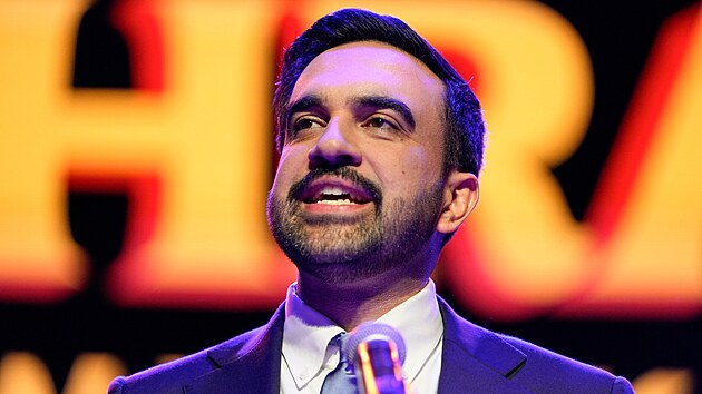 Příští starosta New Yorku Zohran Mamdani. (4. listopadu 2025)