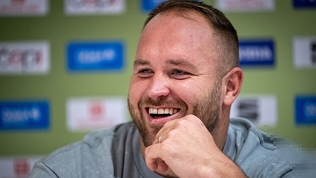Tomáš Staněk na tiskové konferenci k Czech Indoor Gala.