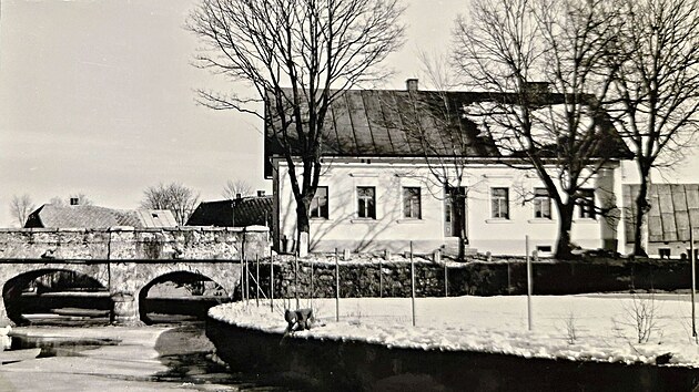 Špačkův dům – dobová fotografie z kroniky