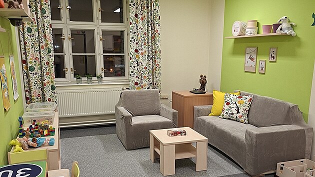 Výslechová místnost pro děti na radnici v Litoměřicích