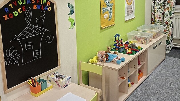 Výslechová místnost pro děti na radnici v Litoměřicích