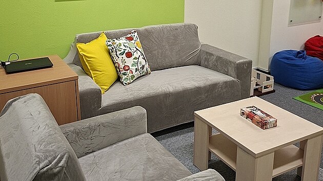 Výslechová místnost pro děti na radnici v Litoměřicích