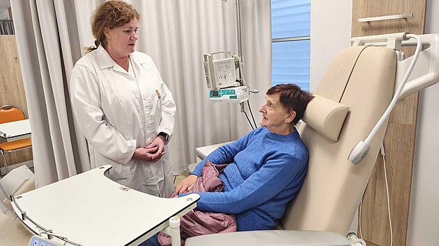 Momentka z otevření onkologického oddělení v šumperské nemocnici. (20. listopadu 2025)