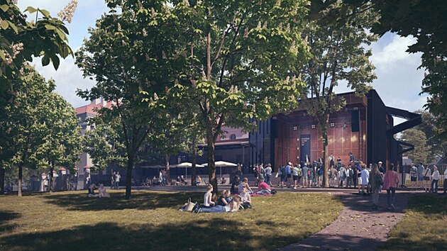 Studie proměny restaurace Nové slunce v Novém Jičíně a její zahrady na městský kulturní dům.. (26. listopadu 2025)