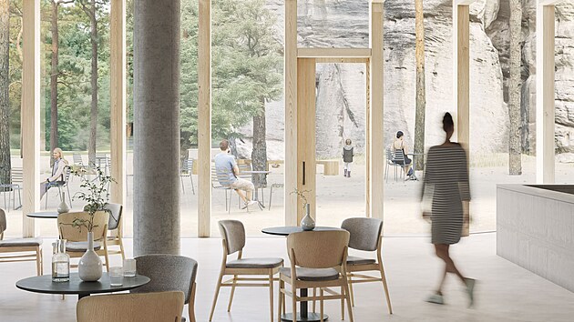 Nástup do skalního města Adršpach