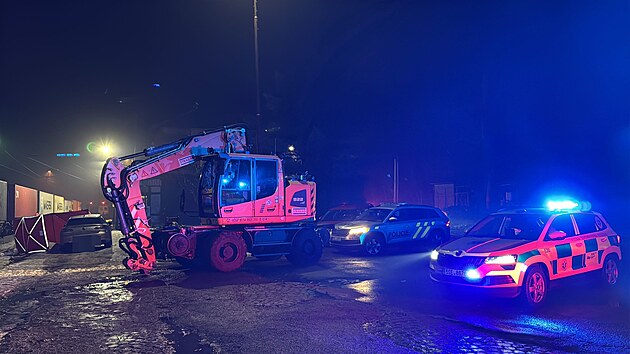 Nákladní vlak srazil v sobotu večer ve stanici Stará Boleslav dva lidi. (29. listopadu 2025)