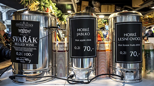 Vánoční trhy na Václavském náměstí (29. listopadu 2025)