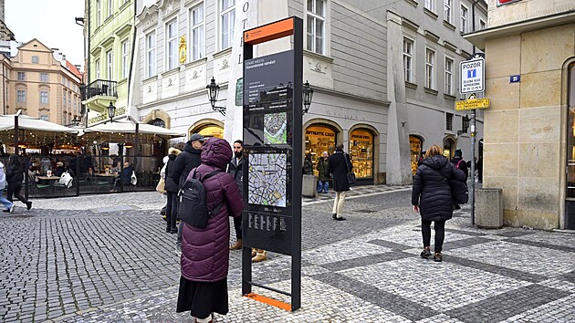 Nová pěší navigace v Praze. (2. prosince 2025)