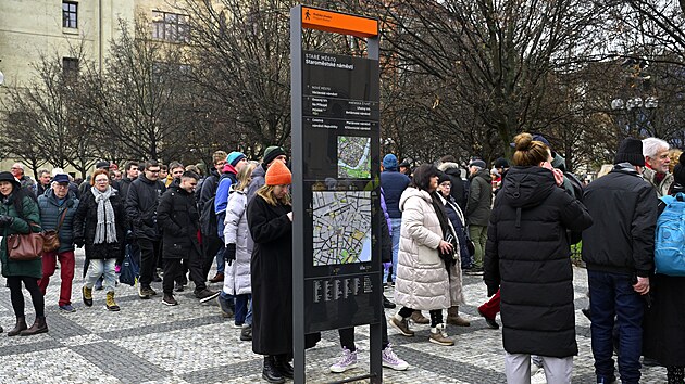 Nová pěší navigace v Praze. (2. prosince 2025)