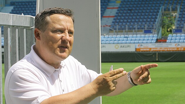 Jiří Kotrba na snímku z roku 2011. V té době byl trenérem fotbalistů Dynama.