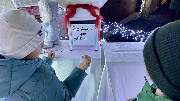 Děti mohou napsat dopis Ježíškovi. (9. prosince 2025)