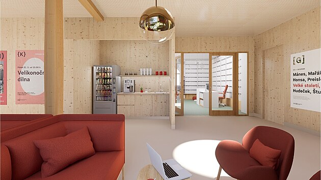 Návrhy nové knihovny ve Vysokém Mýtě, která má vyjít na 50 milionů korun.