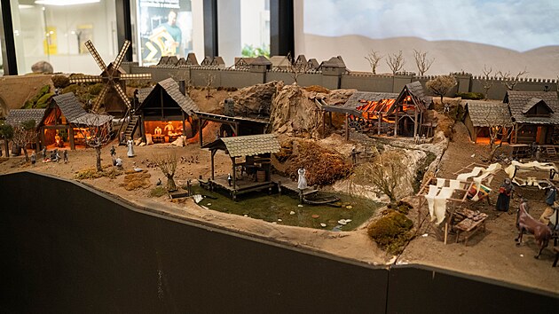 Mechanický betlém v Galerii Šantovka