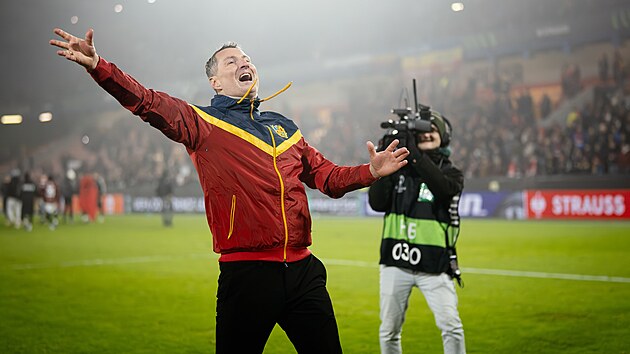 Trenér Sparty Brian Priske po zápase s Aberdeenem.