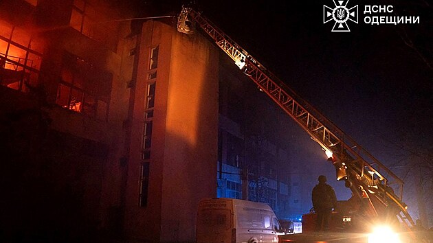 Oděská oblast čelí jednomu z největších ruských vzdušných útoků od začátku války. (13. prosince 2025)