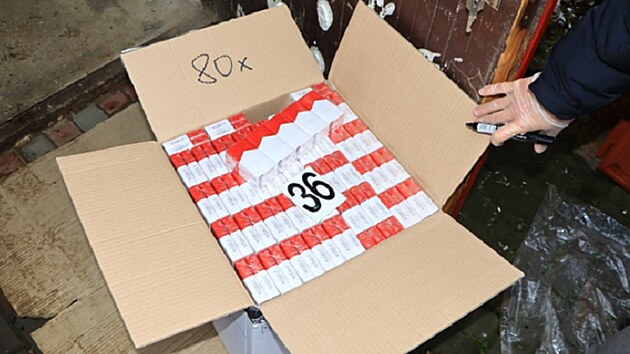 Zajištěný cigaretový kontraband na Novojičínsku. (18. prosince 2025)