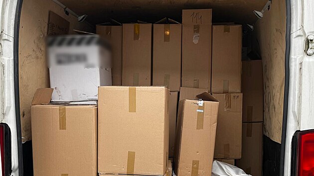 Zajištěný cigaretový kontraband na Novojičínsku. (18. prosince 2025)