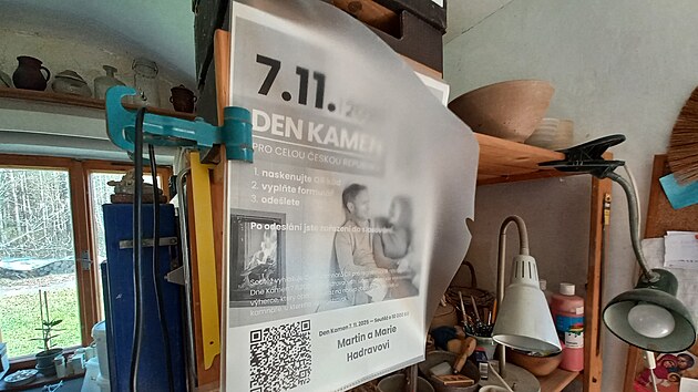 Martin a Marie Hadravovi se zúčastnili akce nazvané Den kamen.