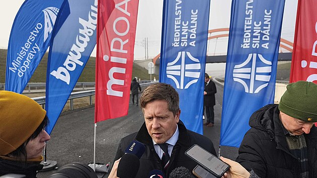 Slavnostní otevření dálničního úseku D35 mezi Janovem a Opatovcem. (18. prosince 2025)