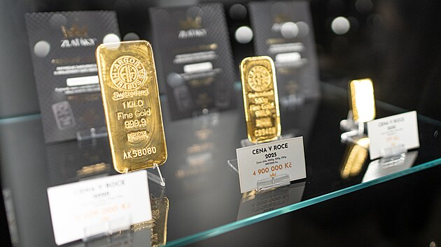 Odcizené zlaté slitky společnosti Zlaťáky (17. prosince 2025)