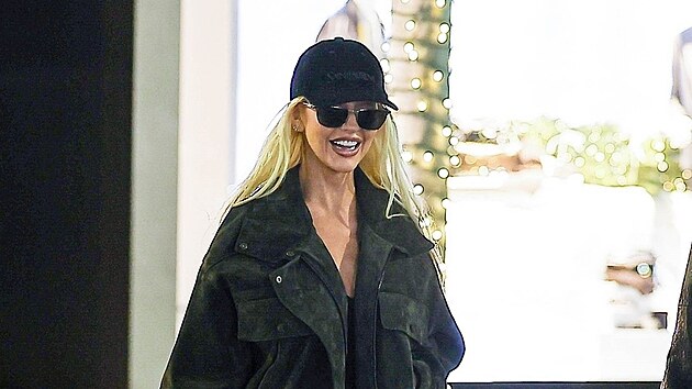 Christina Aguilera v Los Angeles (11. prosince 2025)