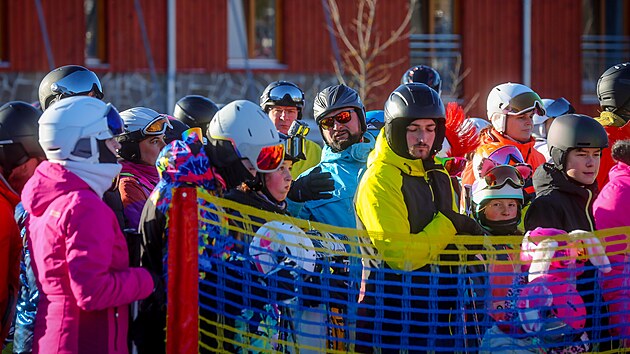 Lyžování ve Skiareálu Lipno. (30. prosince 2025)