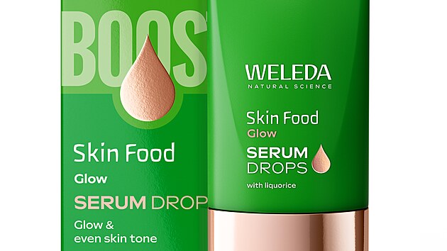 Weleda Skin Food Glow Serum Drops, cena 299 Kč