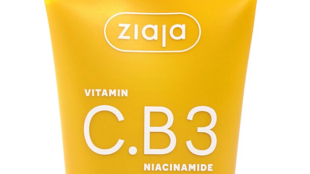 Rozjasňující pleťová maska Ziaja vitamin C. B3 niacinamid kombinuje vitaminy C, E, B3, B5 a B6 pro intenzivní miny C péči. Cena 139 Kč