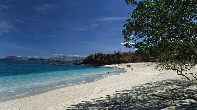 Playa Conchal na Kostarice