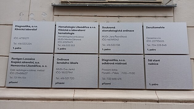 V historické budově staré lovosické radnice začalo fungovat nové rentgenové pracoviště.