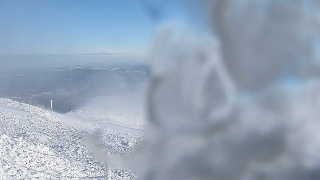 Sněžka, směr Pomezní boudy (5. ledna 2025)