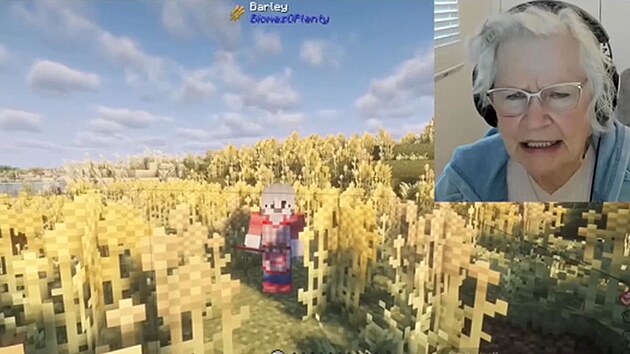 Jednaosmdesátiletá Sue Jacquotová streamuje své hraní Minecraftu, aby pomohla zaplatit za léčbu svého vnuka.