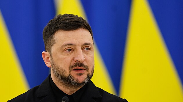 Ukrajinský prezident Volodymyr Zelenskyj (25. ledna 2026)