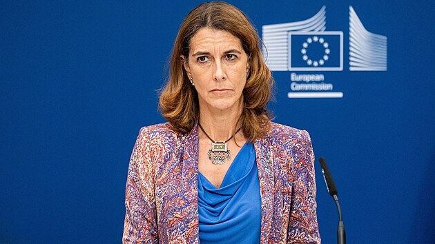 Mluvčí předsedkyně Evropské komise Ursuly von der Leyenové Paula Pinho (10....