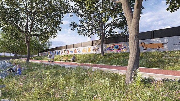 Projekt protipovodňové ochrany Dvora Králové počítá s betonovými zdmi, vysvahováním břehů i s náplavkou, herními prvky a odpočinkovou zónou.