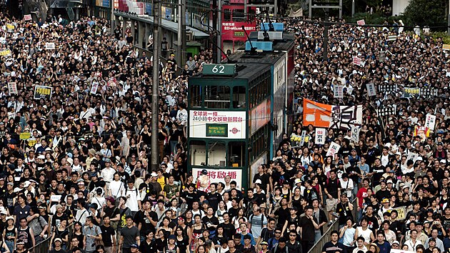 Protesty v Hongkongu proti čínským represím (2003)