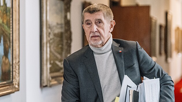 Ve Strakově akademii se sešla vláda. Ta mimo jiné projedná návrh zákona o odčerpání podezřelého majetku nebo návrh novely zákona o mezinárodní spolupráci při správě daní. Na snímku premiér Andrej Babiš. (2. února 2026)