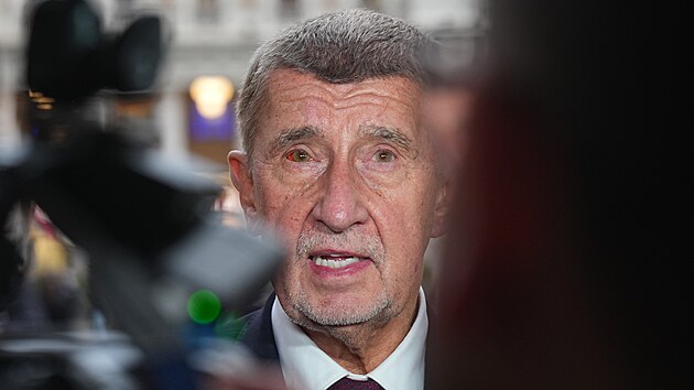 Tisková konference Andreje Babiše v Itálii. Tam navštívil italskou premiérku Giorgiou Meloniovou, místopředsedu vlády a ministra dopravy Matteo Salviniho. (4. února 2026)