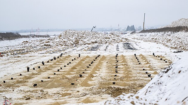 Horninový odstřel na stavbě D35 Litomyšl – Janov. (4. února 2026)