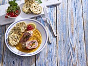 Vepřové závitky a la svíčková - šťavnatý oběd plný tradiční chuti