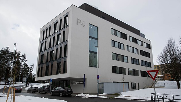 Nový pavilon P4, který Fakultní nemocnici Olomouc pomůže s léčbou onkologických pacientů.