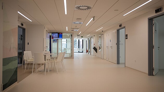 Nový pavilon P4 v olomoucké nemocnici. (18. února 2026)