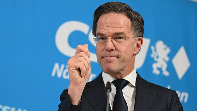 Generální tajemník Mark Rutte (13. února 2026)