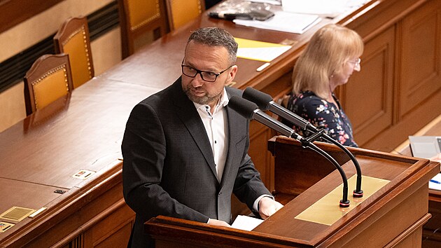 Exministr Marian Jurečka z KDU-ČSL při jednání o rozpočtu na rok 2026 (11. února 2026)