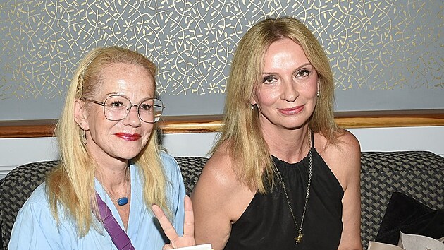 Jitka Asterová a Ivana Chýlková (2. června 2022)