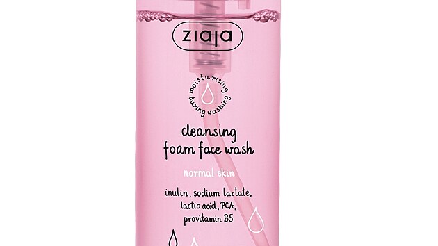 Čisticí pěna na obličej pro normální pleť s inulinem, 95 % přírodních složek, cena 139 Kč