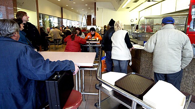 U Rozvařilů v paláci Archa. (21. prosince 2005)