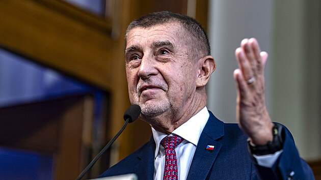 Premi&eacute;r Andrej Babi&scaron; při představen&iacute; hospod&aacute;řsk&eacute; koncepce Česko: Země pro budoucnost 2.0